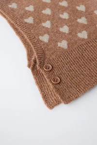 HEART BUTTON BALACLAVA