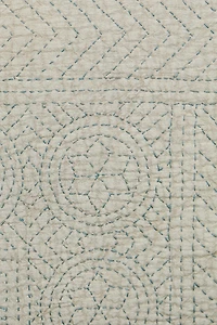 EMBROIDERED THROW PILLOW COVER