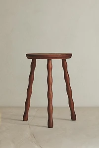TABOURET BOIS D'ORME