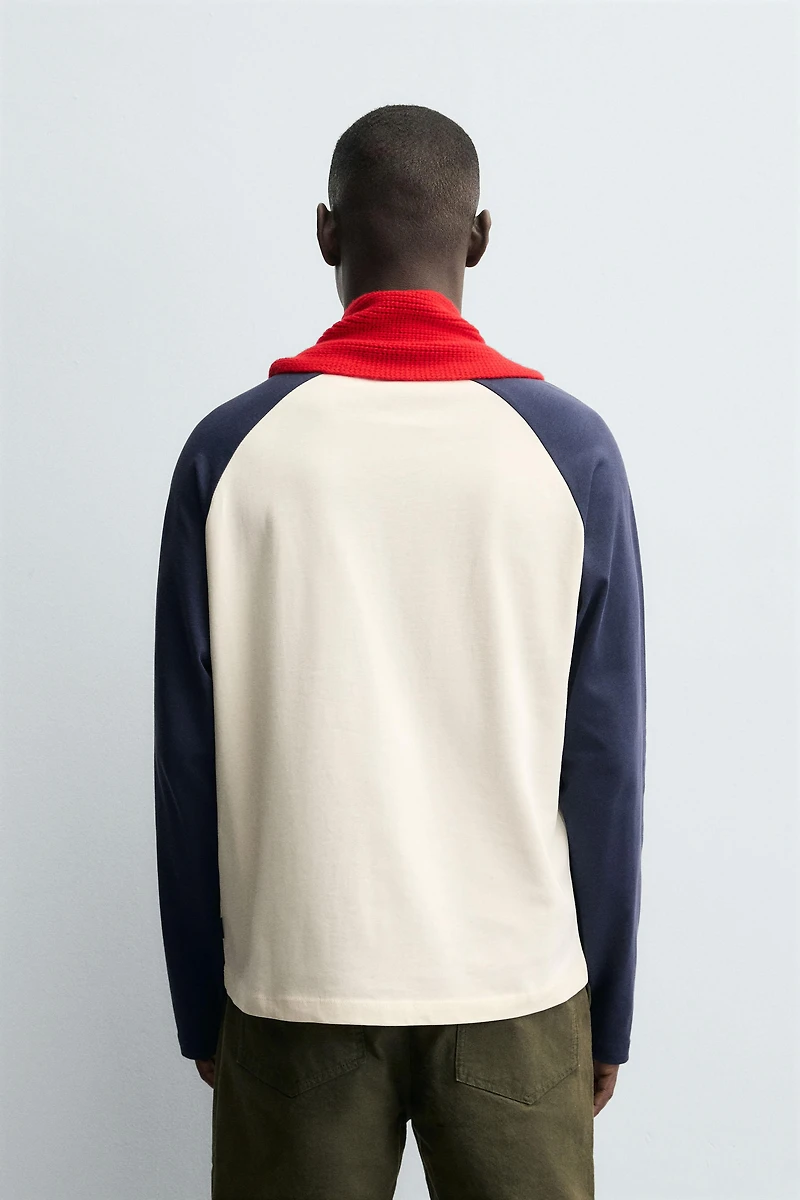 T-SHIRT COLOR BLOCK LAPIN