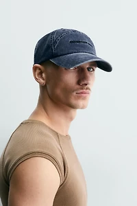 CASQUETTE LAVÉE INSCRIPTION BRODÉE