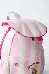 STRIPED BACKPACK