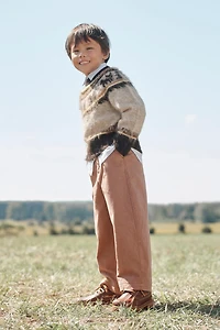 LIMITED EDITION CHINO PANTS WITH TOPSTITCHING