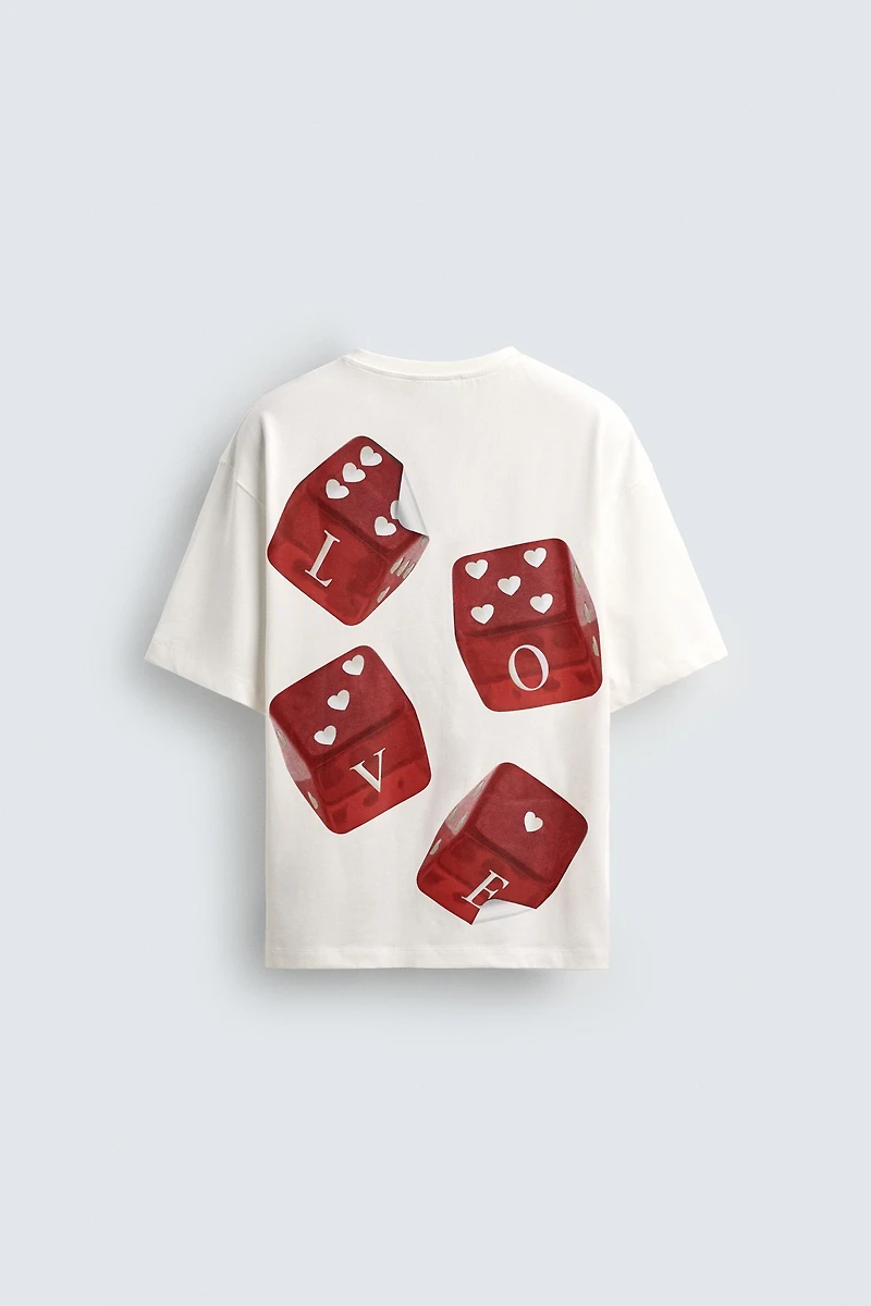T-SHIRT À IMPRIMÉ DÉS