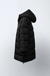 LONG WATER-REPELLENT DOWN PUFFER COAT