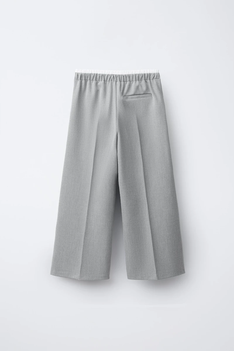 PANTALON TAILLE ÉLASTIQUE DOUBLE