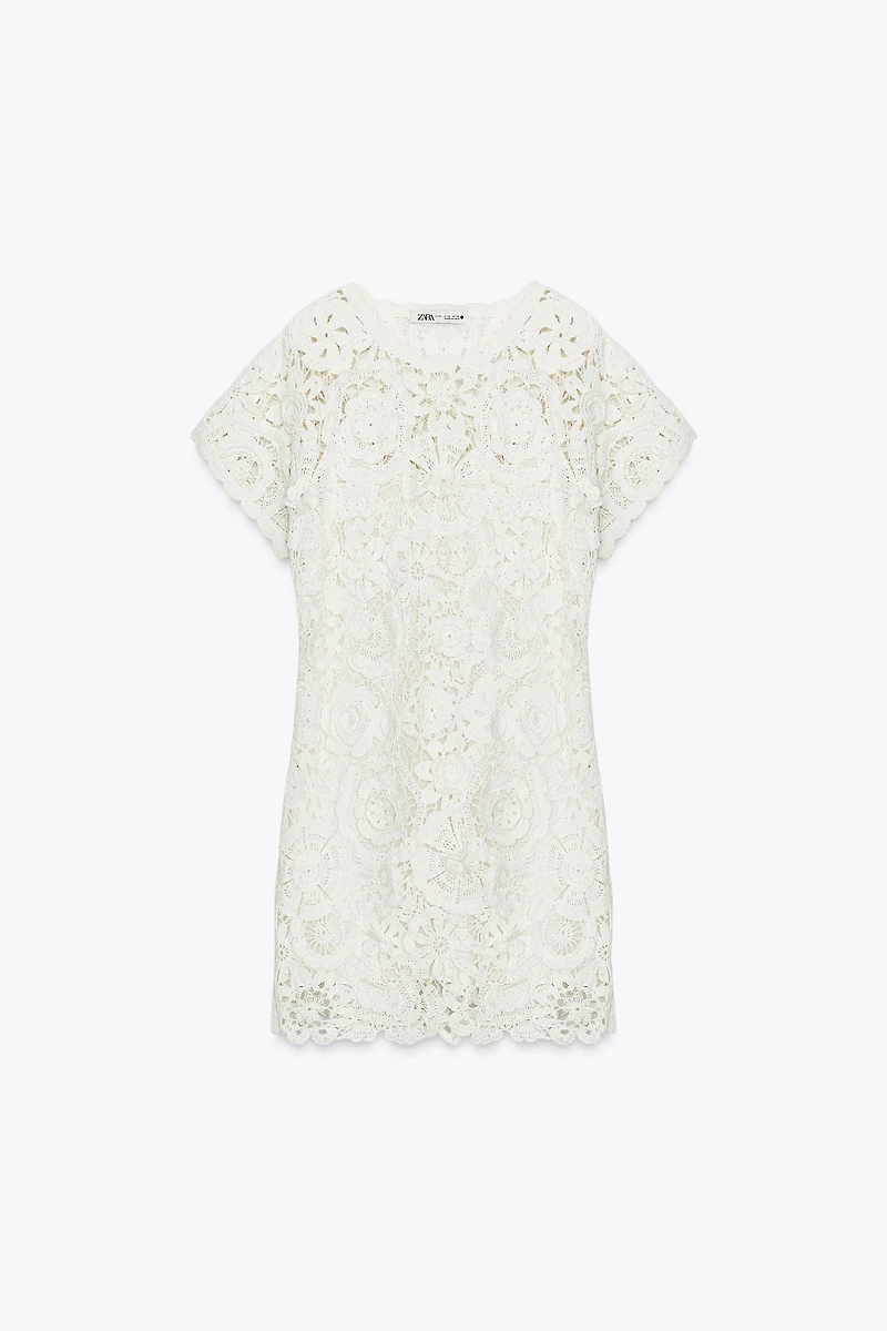 CROCHET MINI DRESS ZW COLLECTION