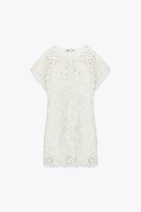 CROCHET MINI DRESS ZW COLLECTION