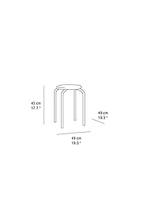 TABOURET ACIER