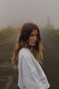 SWEAT EFFET DÉLAVÉ