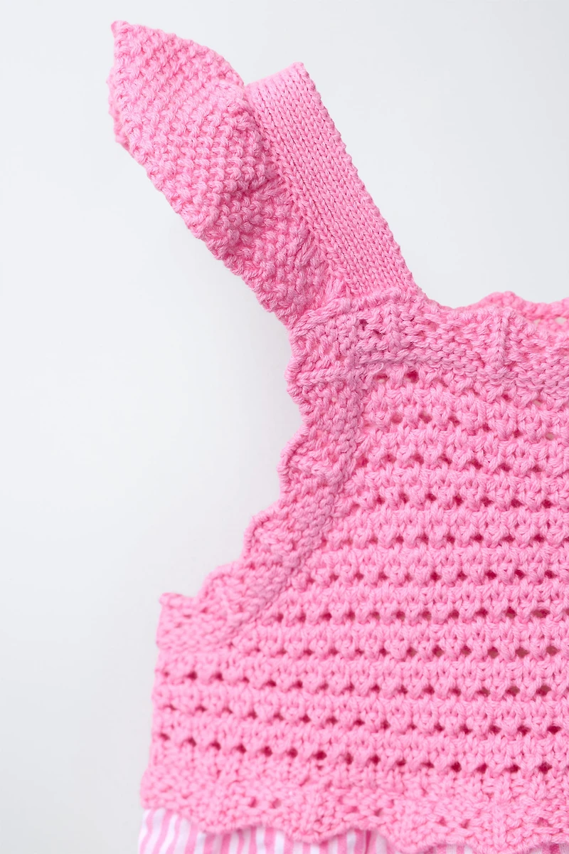 HEART KNIT DRESS