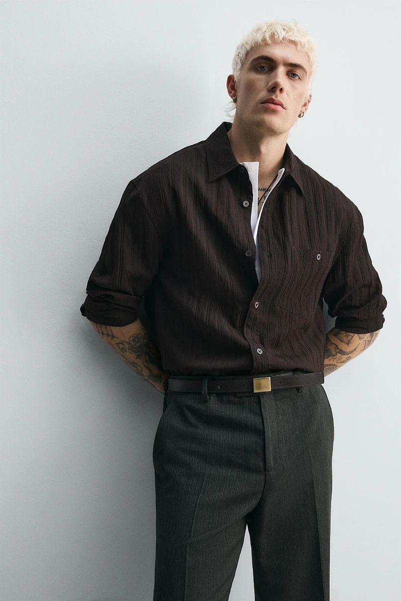 LIMITED EDITION STRIPED JACQUARD SHIRT