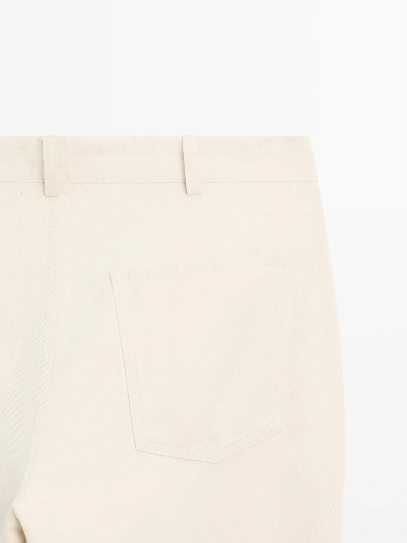 Tapered fit trousers