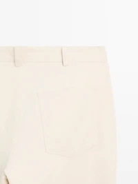 Tapered fit trousers