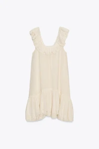RUFFLED LACE DRESS ZW COLLECTION