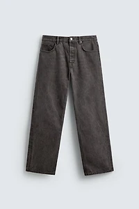 WASHED STRAIGHT FIT JEANS