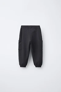 KNIT CARGO JOGGER PANTS