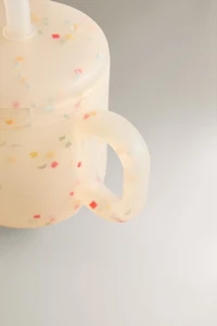 CHILDREN'S SILICONE CONFETTI TUMBLER