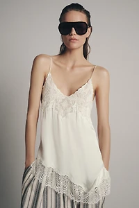 TOP EN DENTELLE STYLE LINGERIE ZW COLLECTION