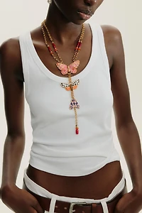 COLLIER PAPILLONS FANTAISIE