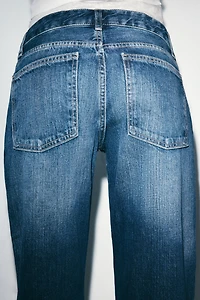 TRF WIDE LEG LOW RISE JEANS