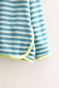 ZARA TIMELESS - STRIPED TERRYCLOTH SWEATSHIRT