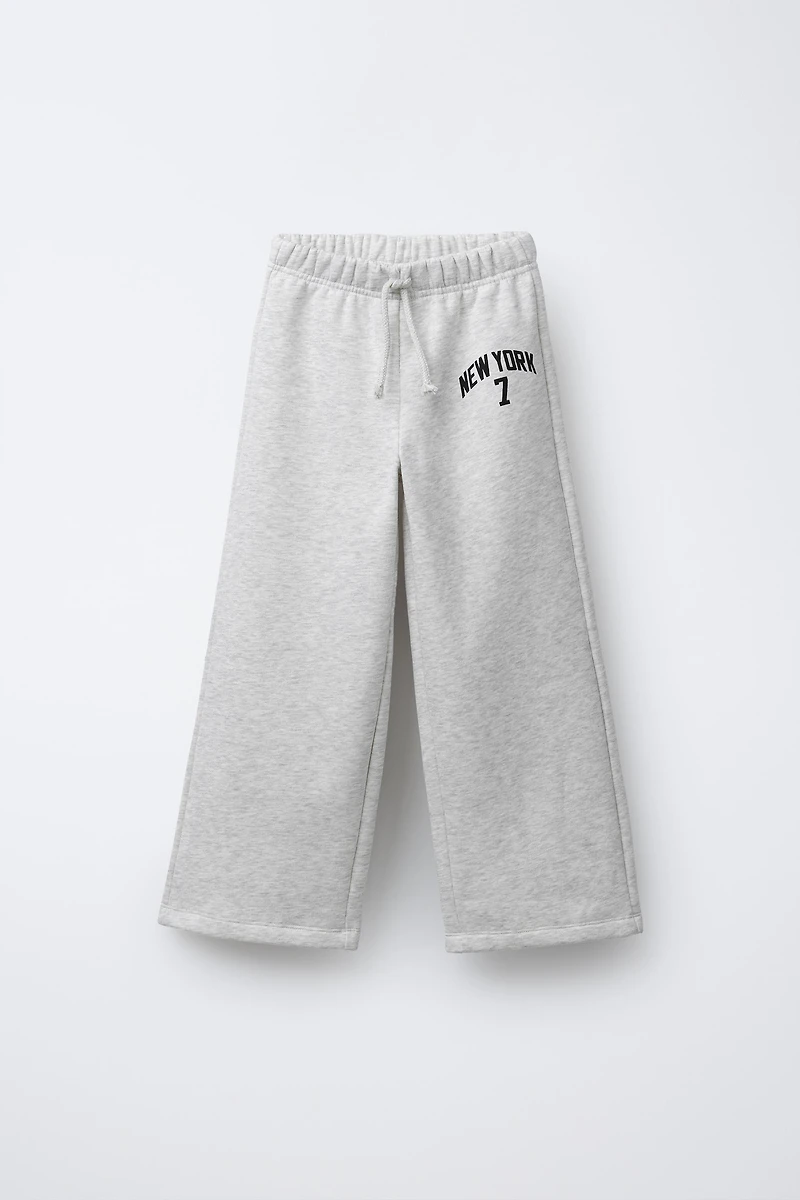 PANTALON LARGE IMPRIMÉ