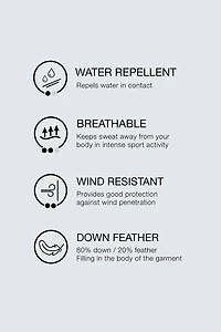 VESTE DOUDOUNE 100% PLUMES