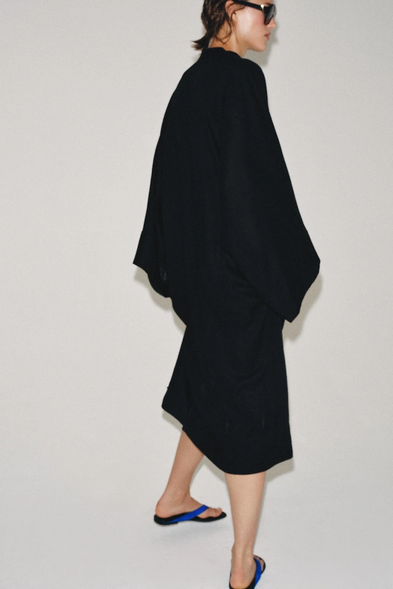 FROG BUTTON TUNIC DRESS ZW COLLECTION