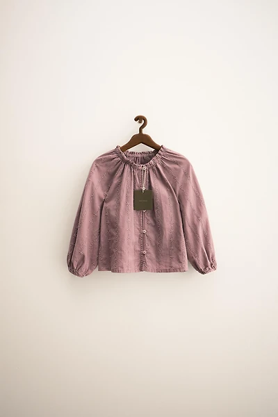ZARA TIMELESS - BLOUSE BRODERIE SUISSE
