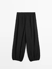 Linen sarouel trousers