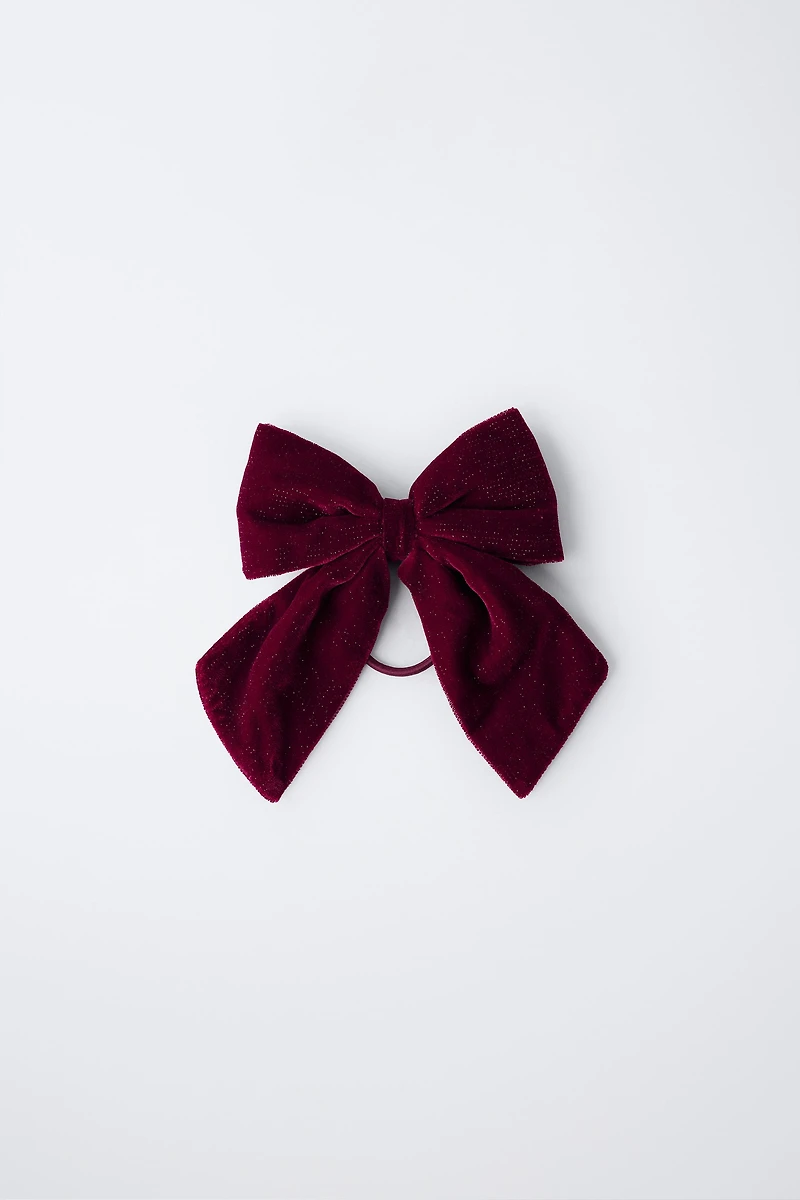 CHOUCHOU NŒUDS VELOURS BRILLANTS