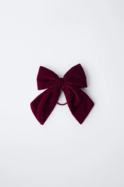 CHOUCHOU NŒUDS VELOURS BRILLANTS