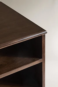 WOODEN BEDSIDE TABLE