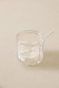 SUCRIER VERRE RECYCLABLE COUVERCLE