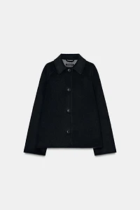 WOOL BLEND JACKET ZW COLLECTION