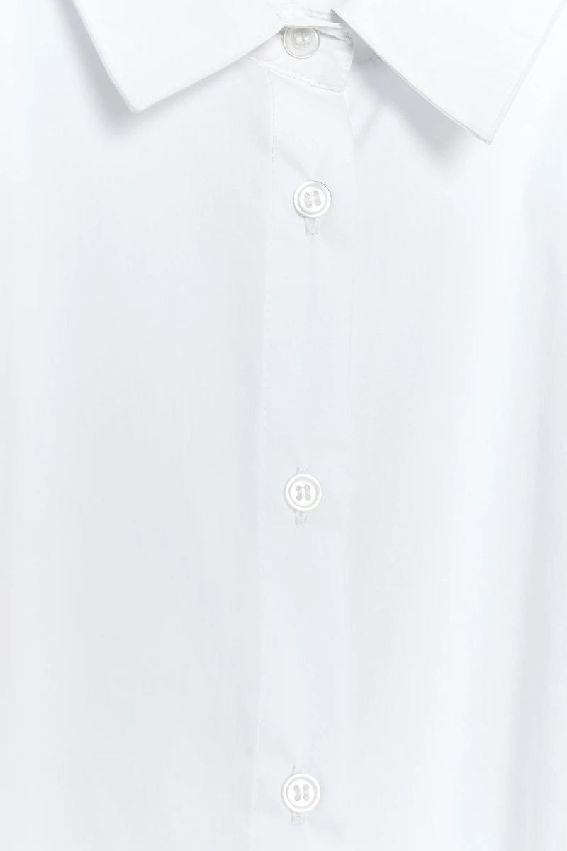 CHEMISE EN POPELINE DOUBLE ÉPAISSEUR