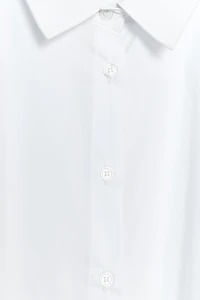 CHEMISE EN POPELINE DOUBLE ÉPAISSEUR