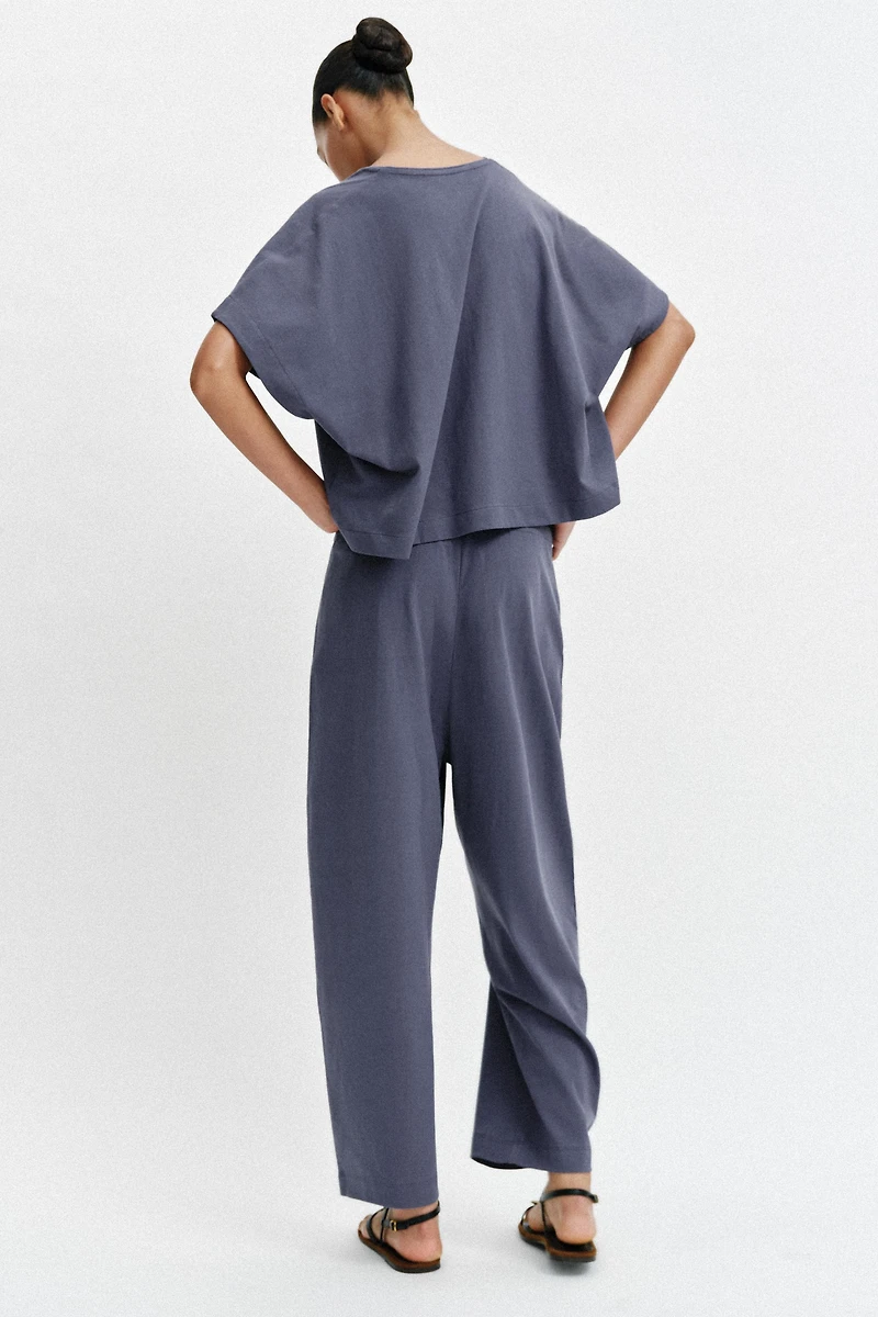 PANTALON RUSTIQUE À CORDONS