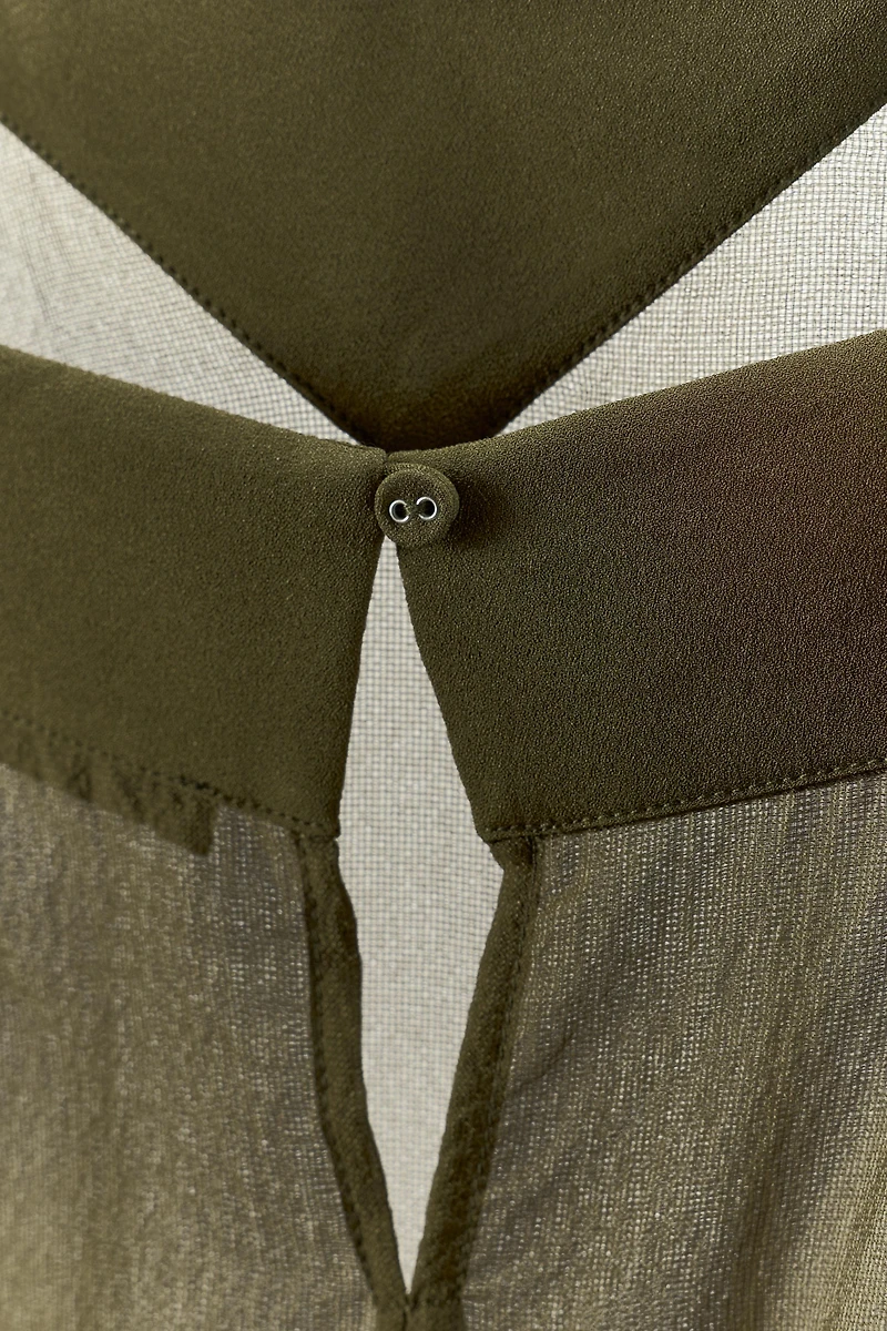100% SILK STRAPPY TOP