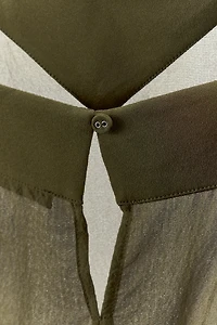 100% SILK STRAPPY TOP