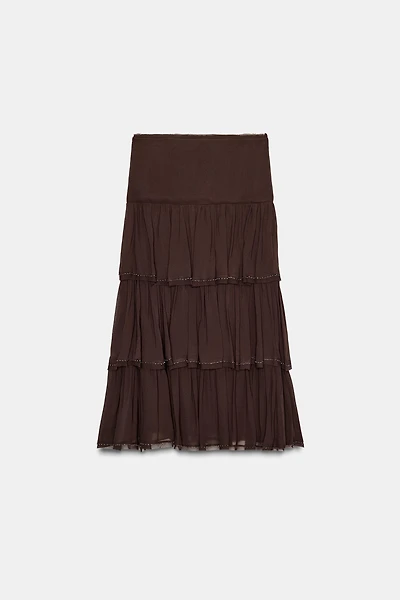 JUPE VOLANTS FANTAISIE ZW COLLECTION