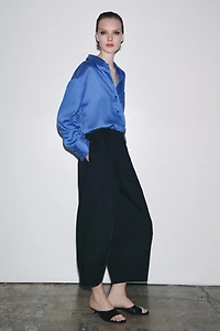 ZW COLLECTION CROP BALLOON PANTS