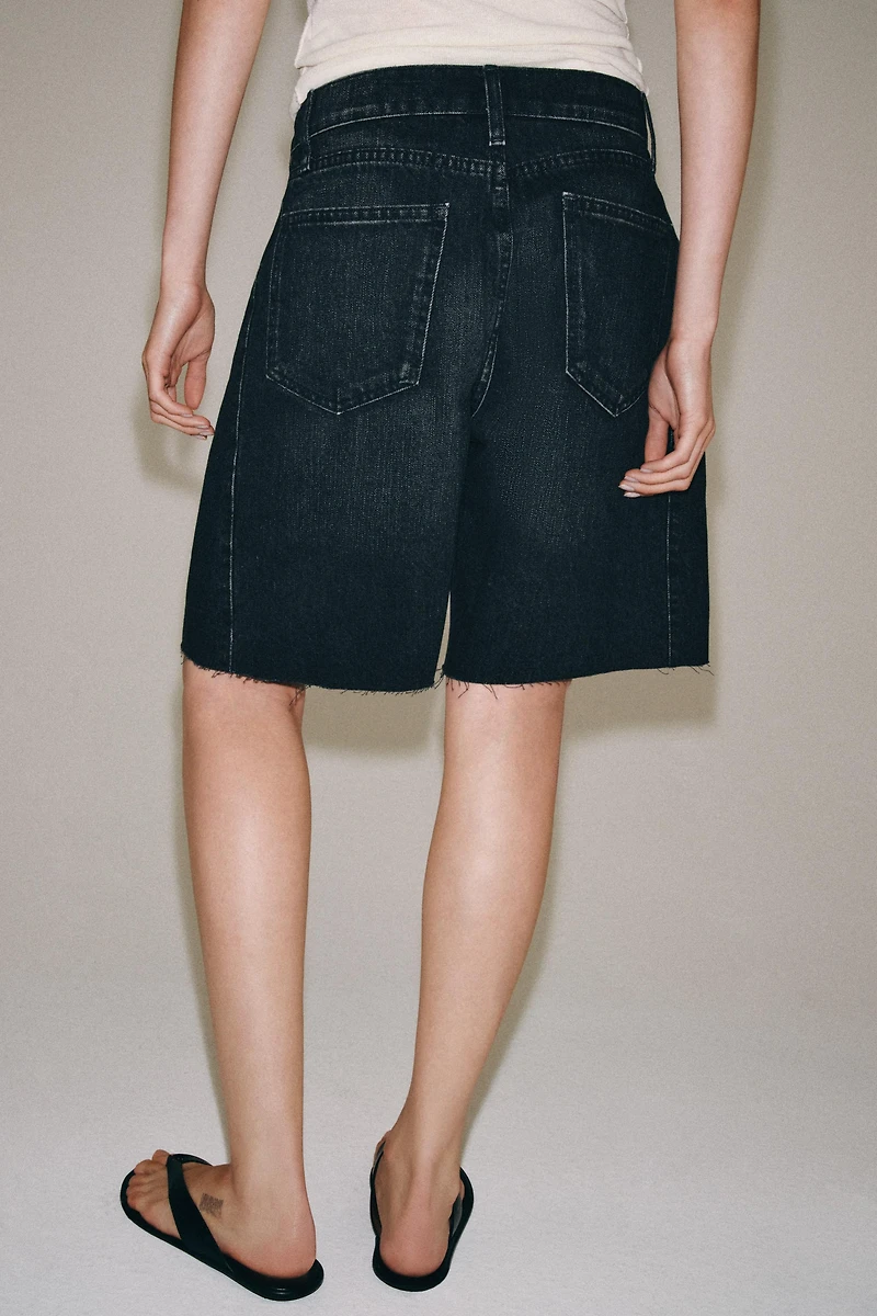 ZW COLLECTION RELAXED FIT MID-RISE DENIM SHORTS