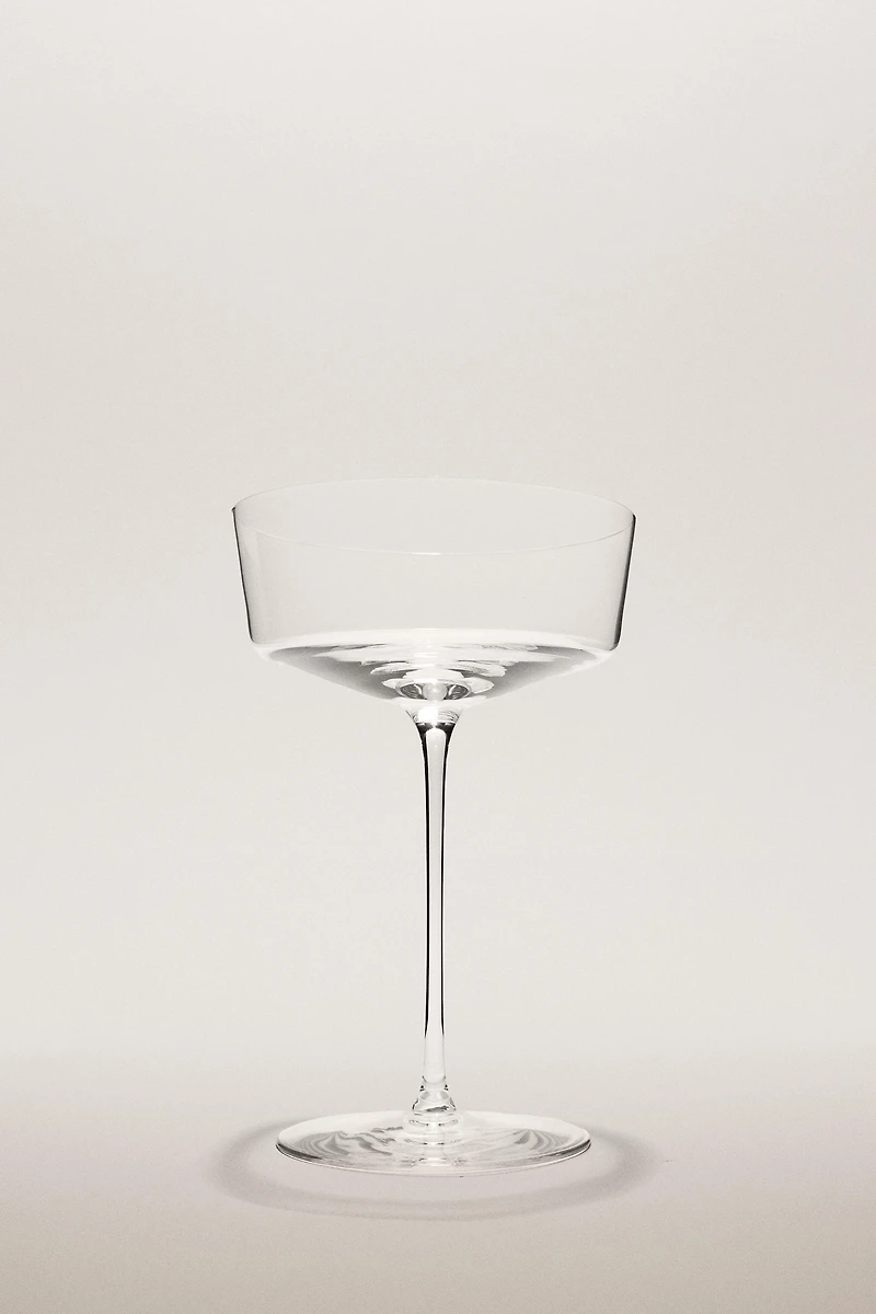 BLOWN CRYSTALLINE SPARKLING WINE FLUTE