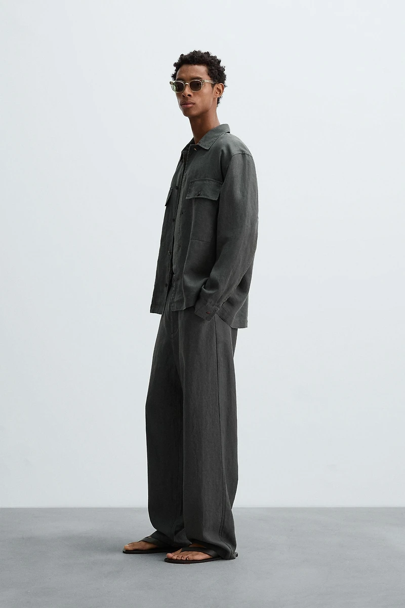 RELAXED FIT 100% HEMP PANTS