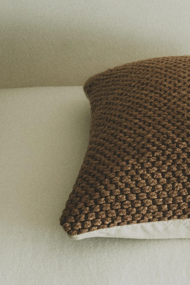 BRAIDED THROW PILLOW COVER
