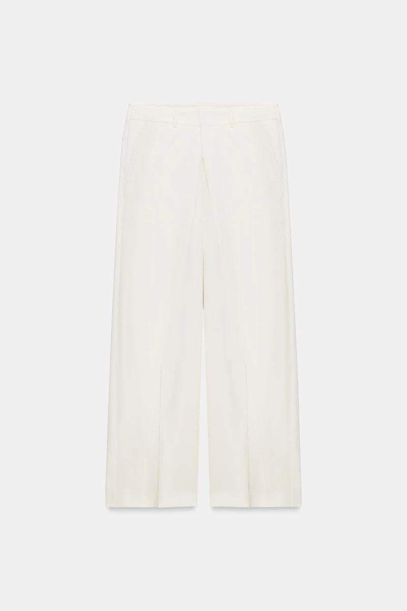 ZW COLLECTION FRONT PLEATED PANTS