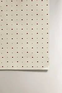 CHRISTMAS WRAPPING PAPER WITH HEARTS