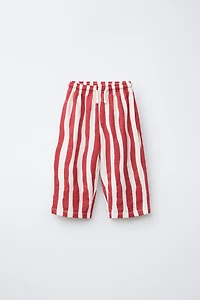 PANTALON À RAYURES VAGUES